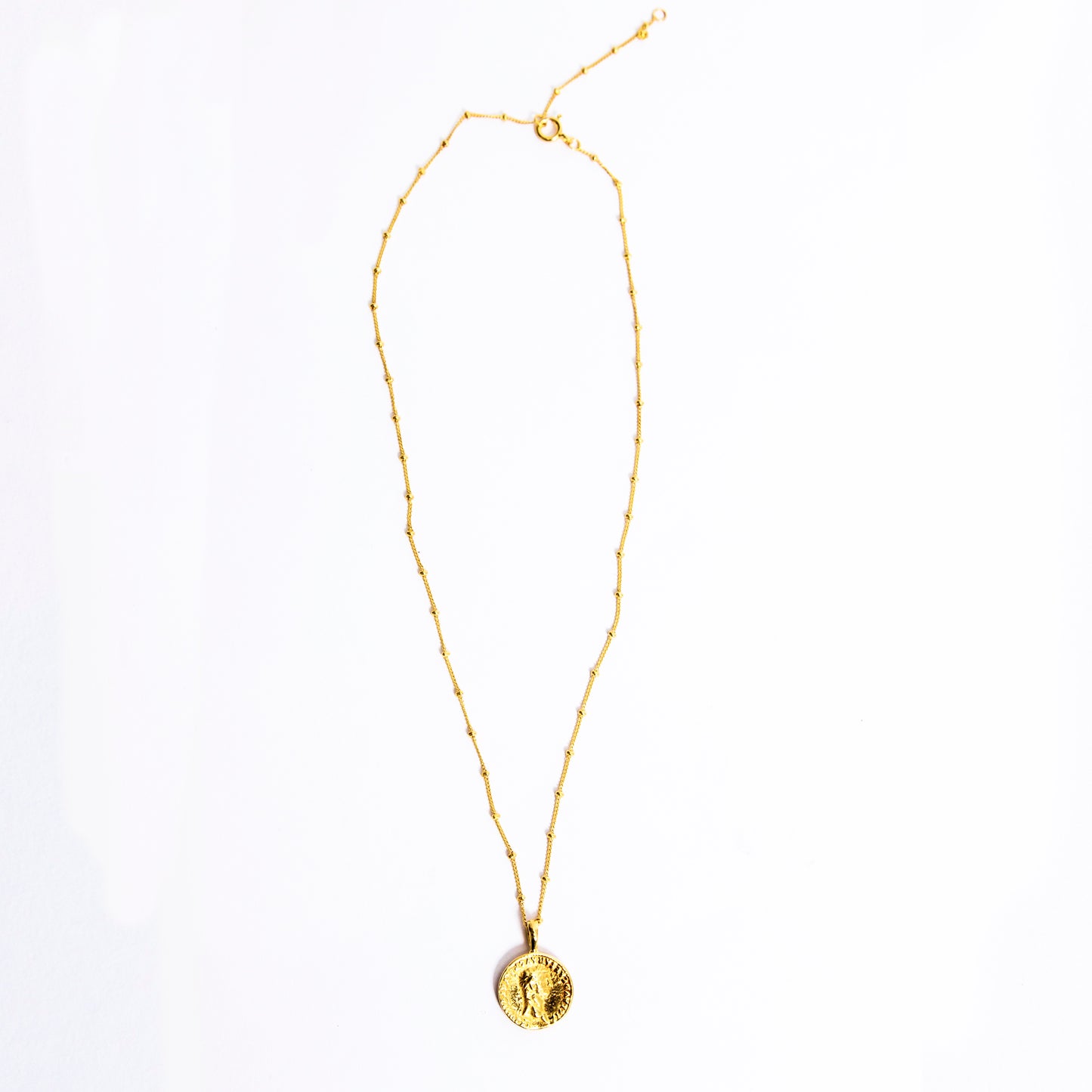 Gold Roman Coin necklace