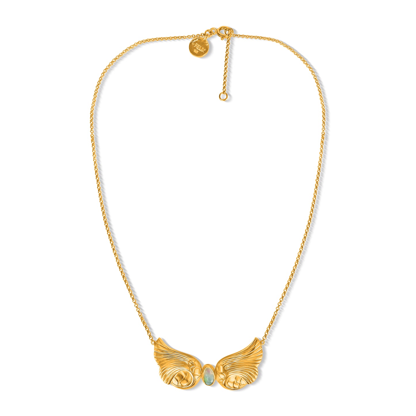 Ariel Gold Opal Necklace