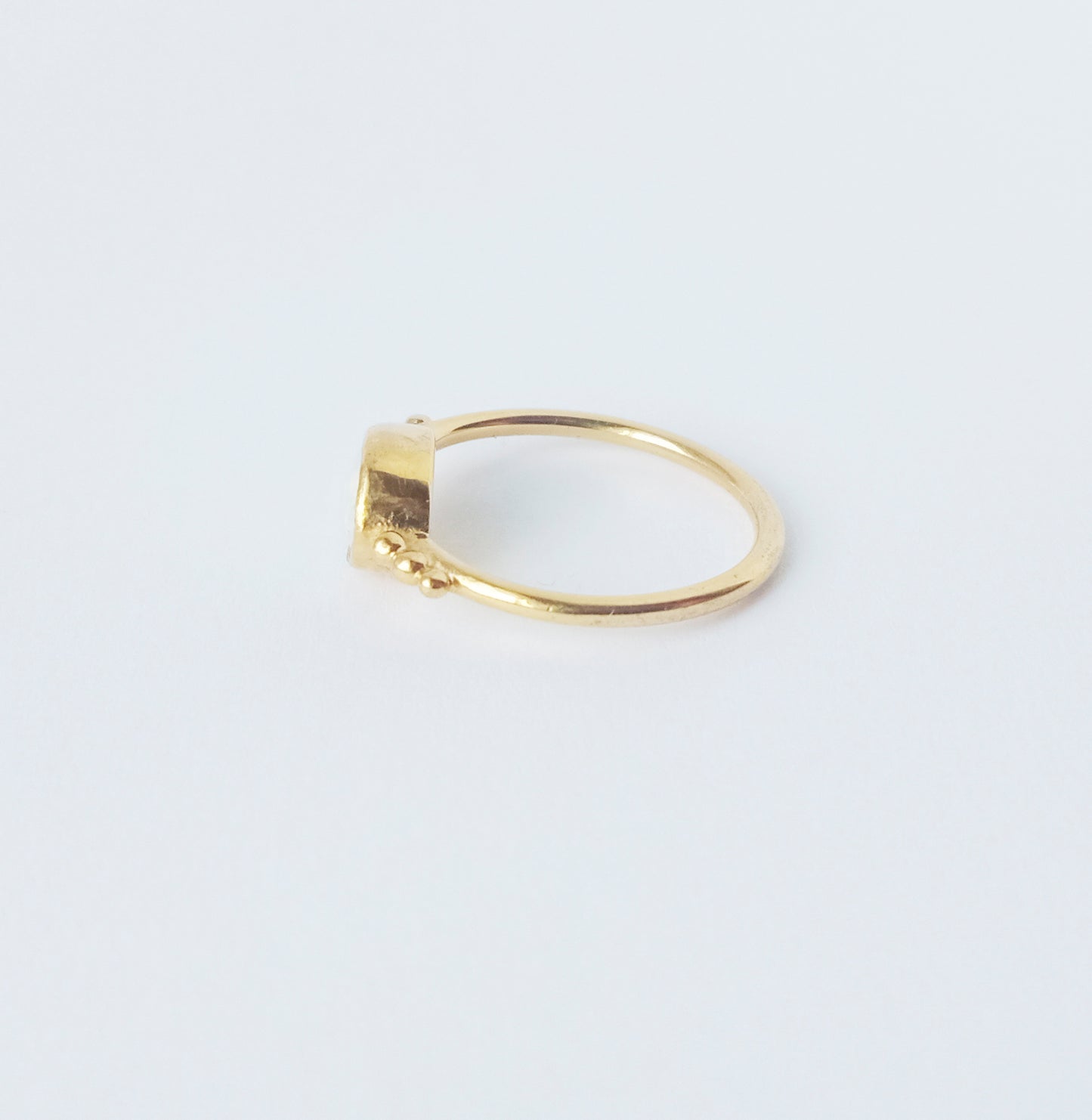 Siren Welo Opal Dainty Gold Ring