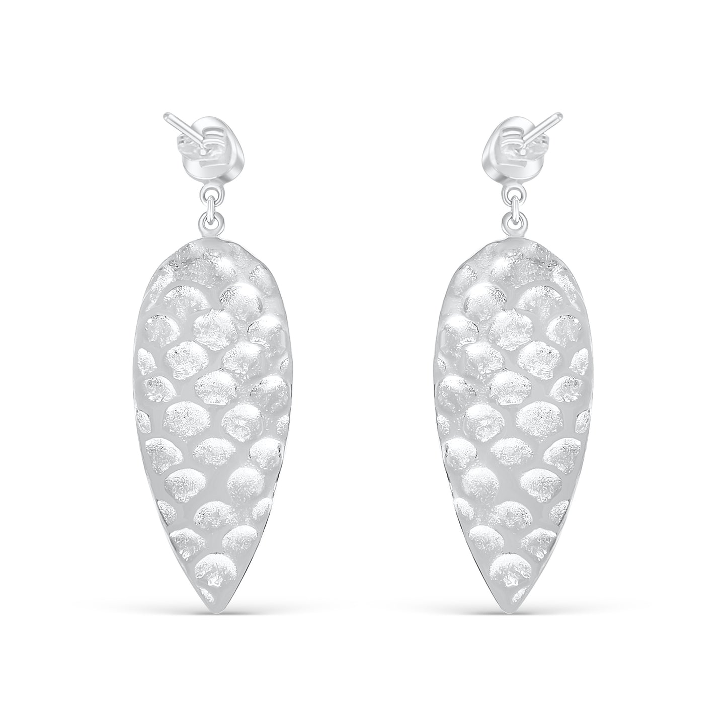 Siren Silver Opal Drop Earrings