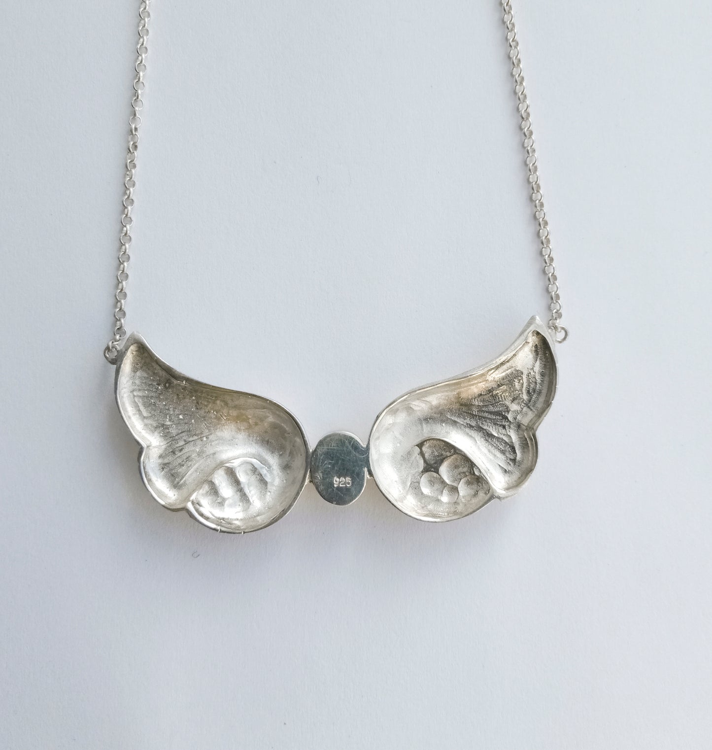 Ariel Mermaid Tail Opal Silver 925 Necklace