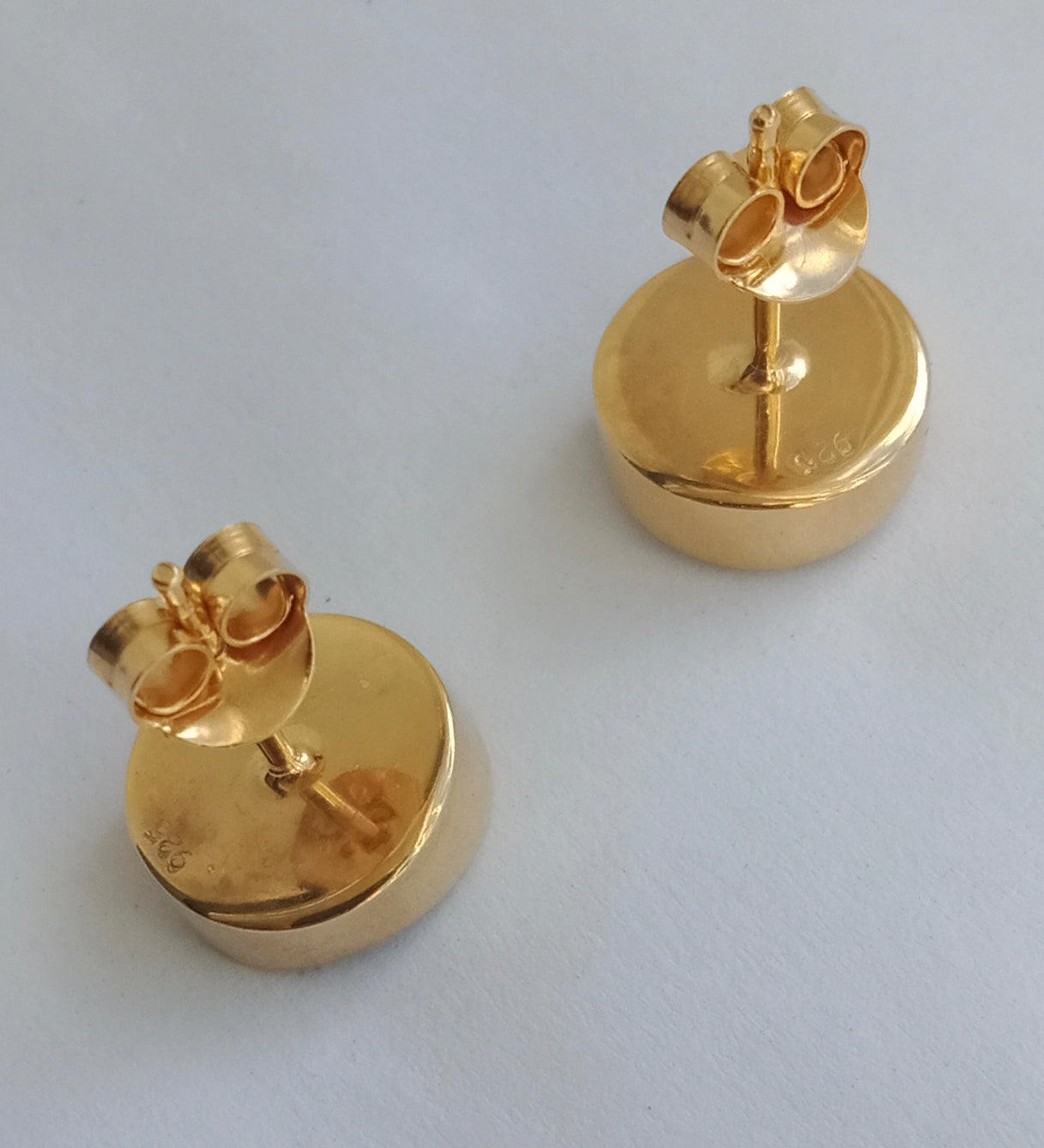 Gold Keshi Baroque Pearl Stud Earrings