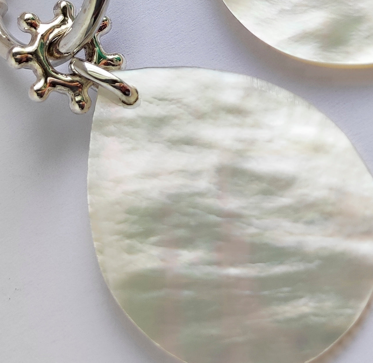 Mother of Pearl Boho Teardrop Earrings