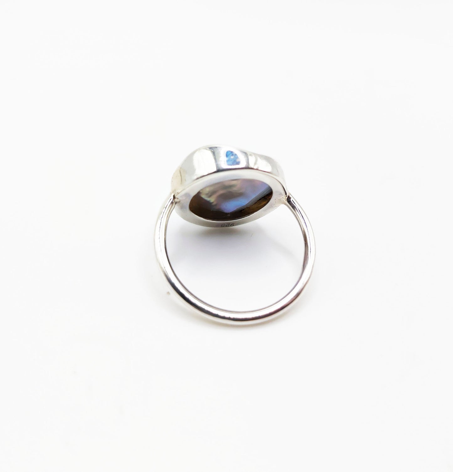 Fine Minimalist Sterling Silver Pearl Ring