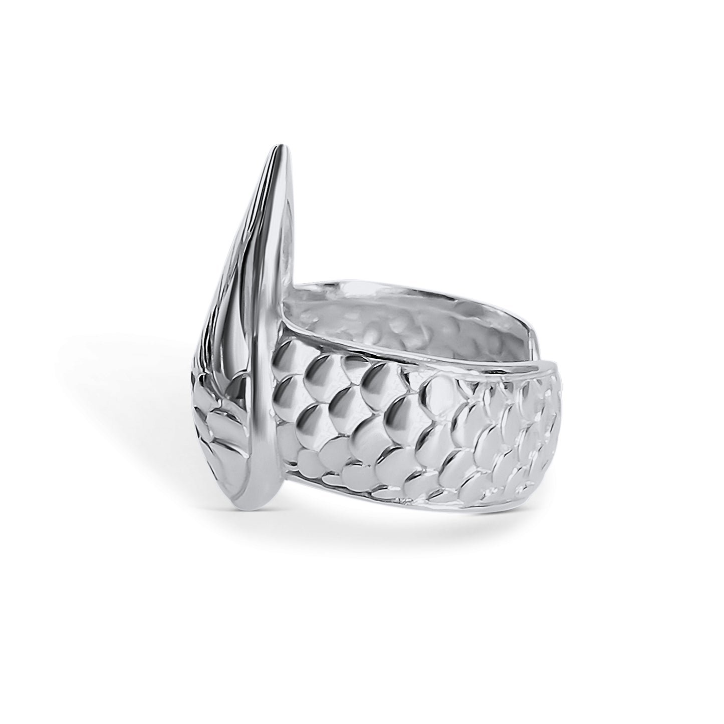 ariel silver mermaid tail ring CAD file design franki & felix jewellery