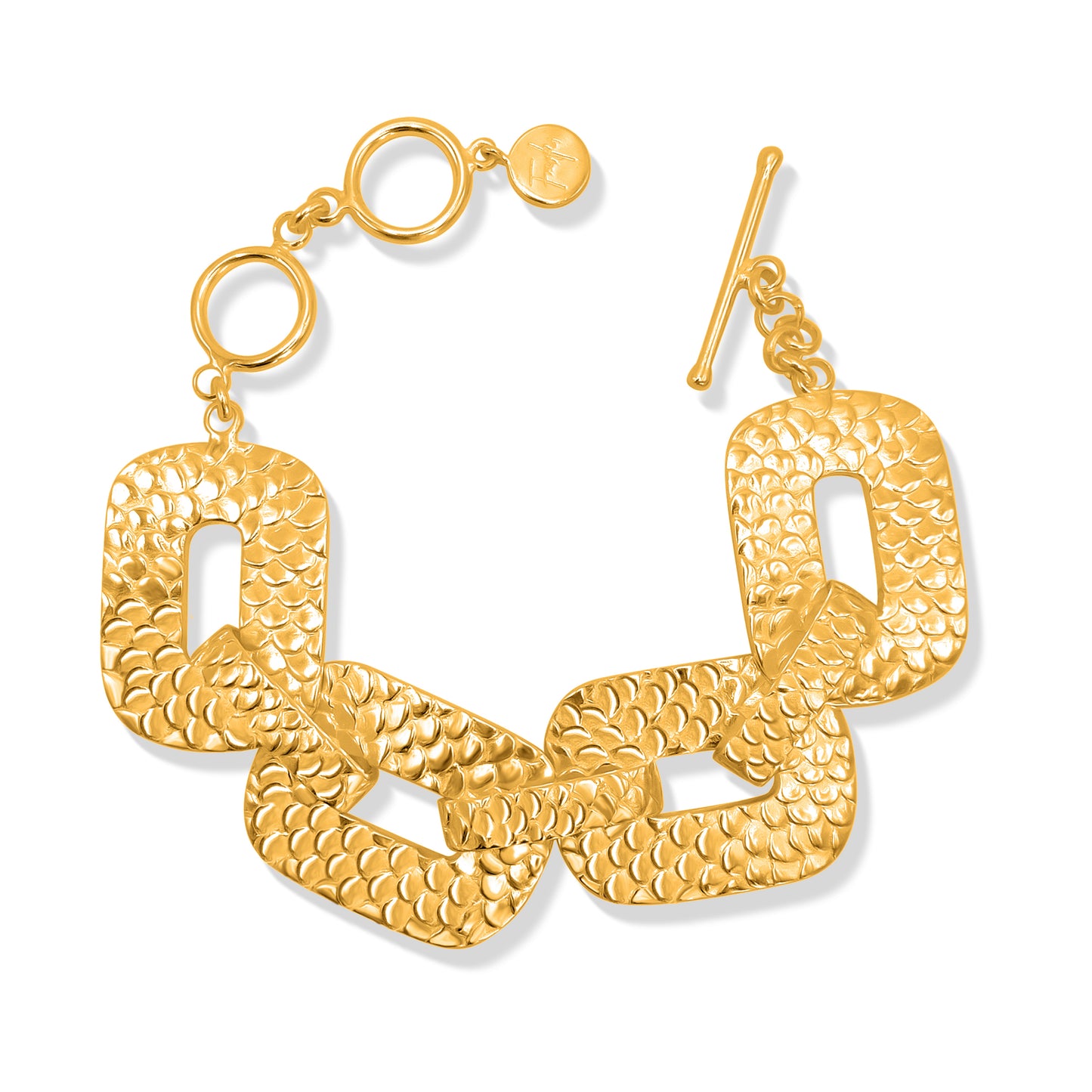 Siren Gold Buckle Chain Bracelet