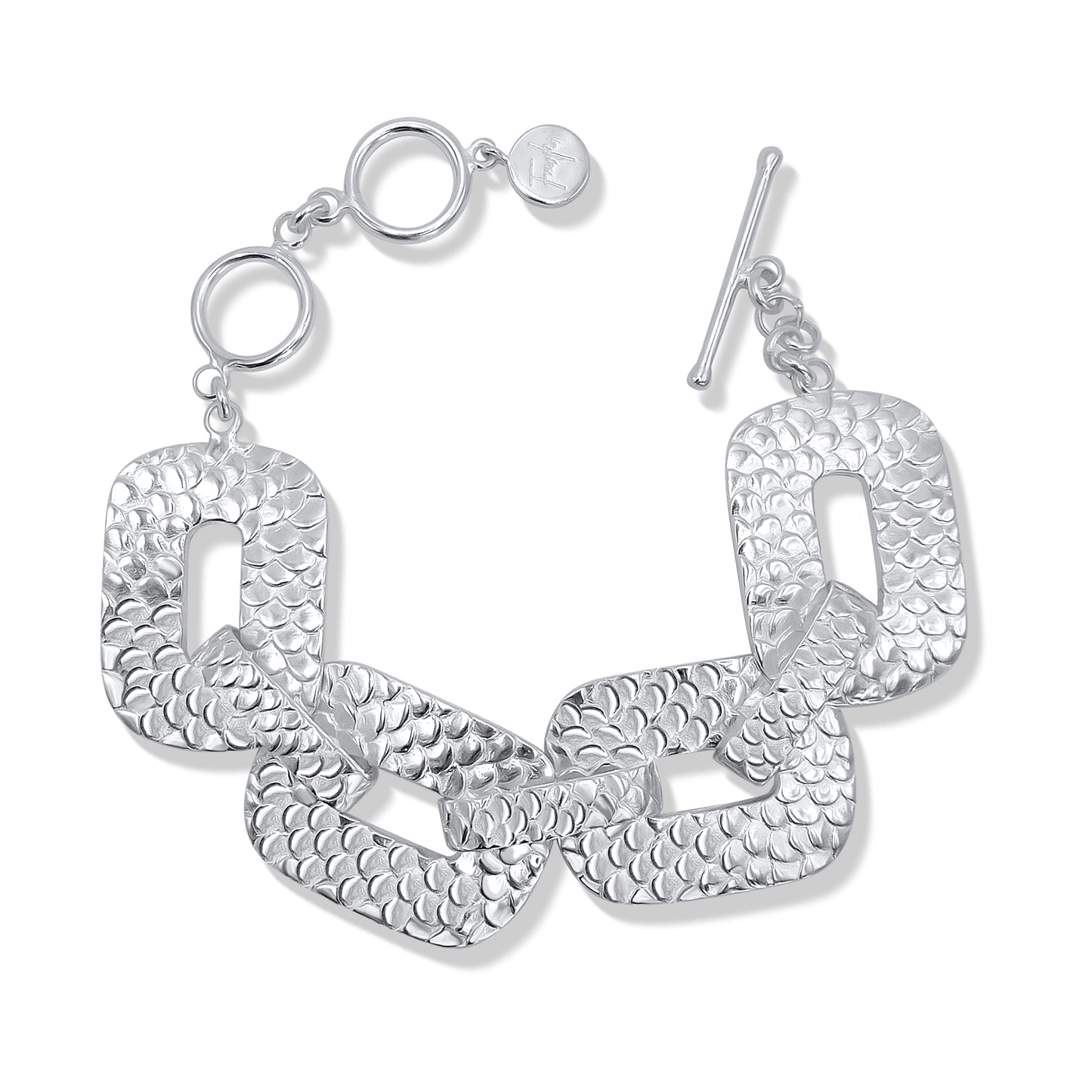 Siren Silver Buckle Chain Bracelet