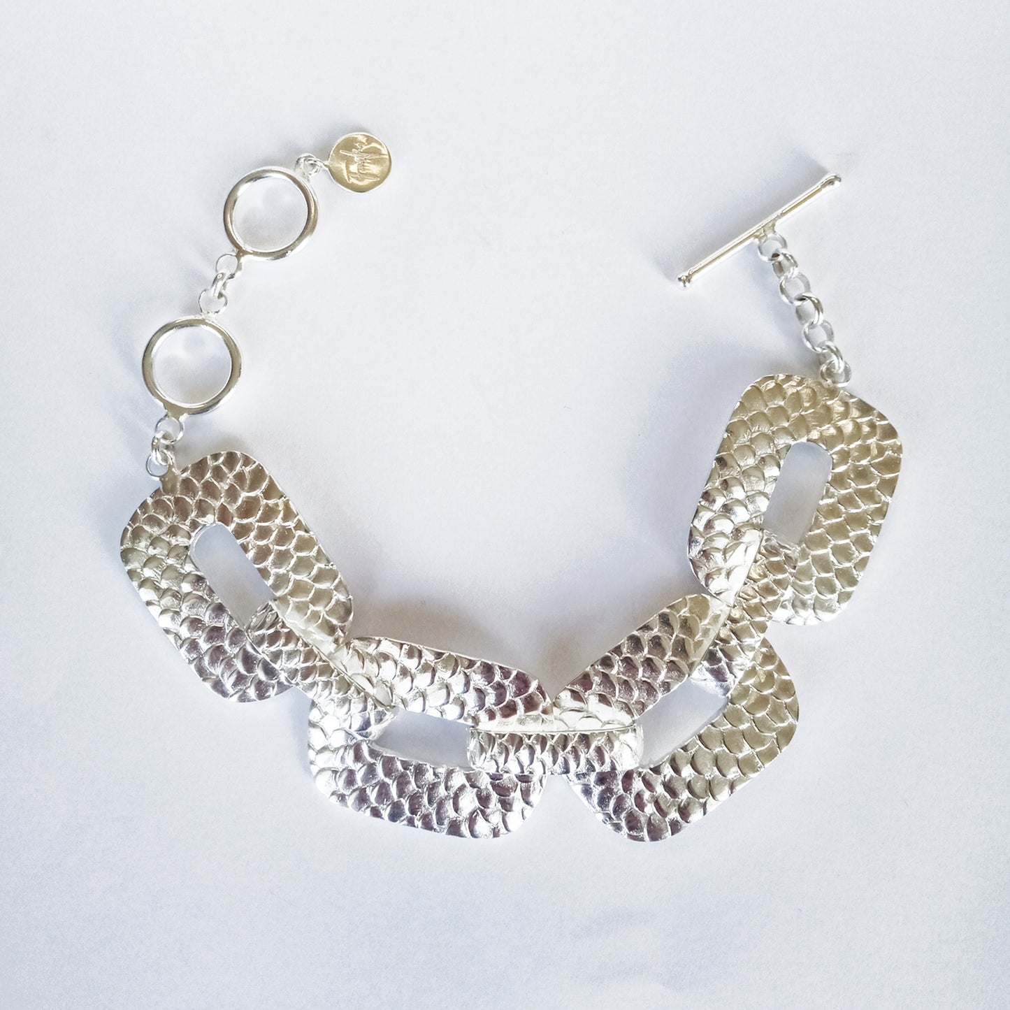 Siren Silver Buckle Chain Bracelet