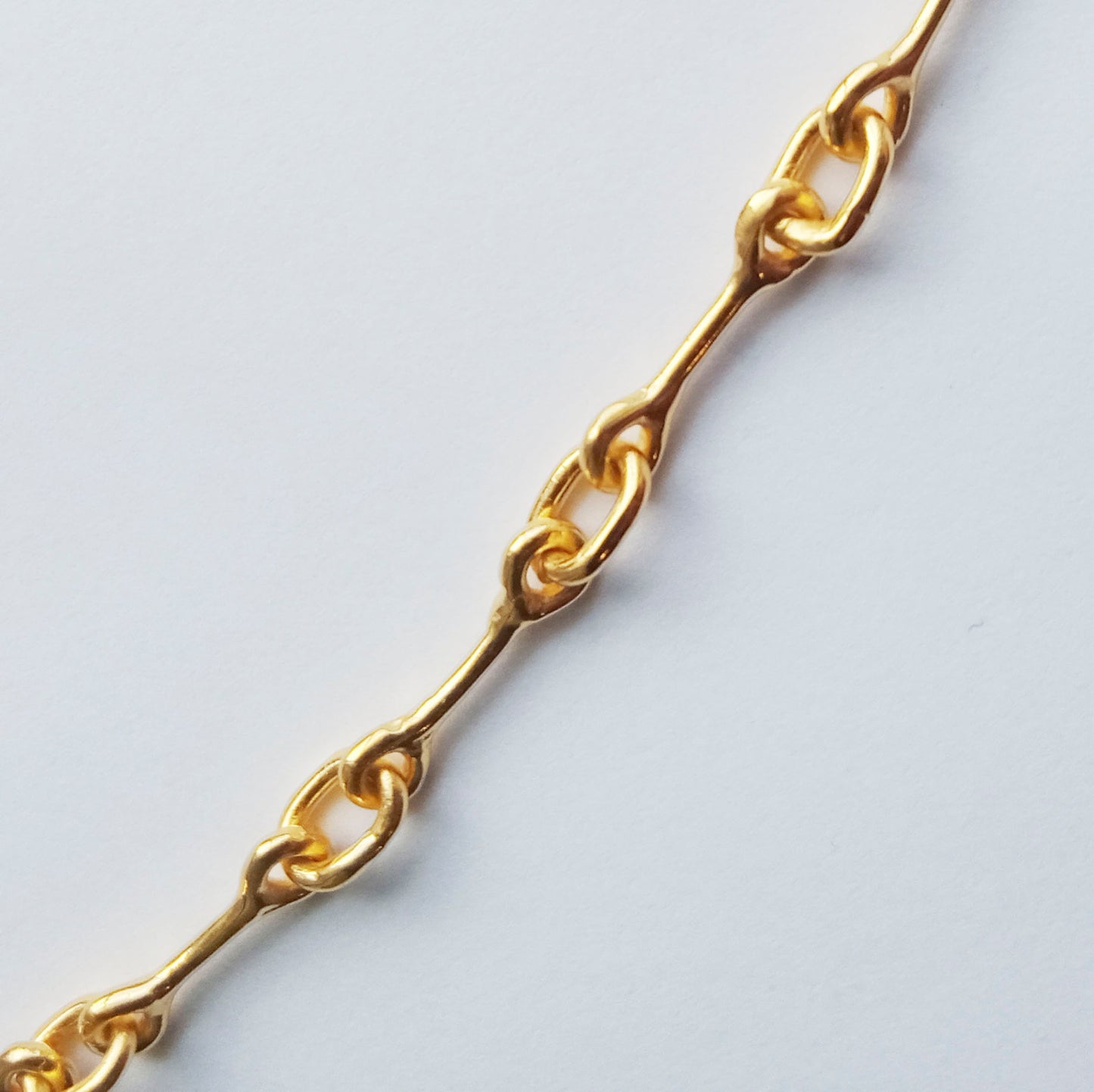 Gold Bone Chain Necklace