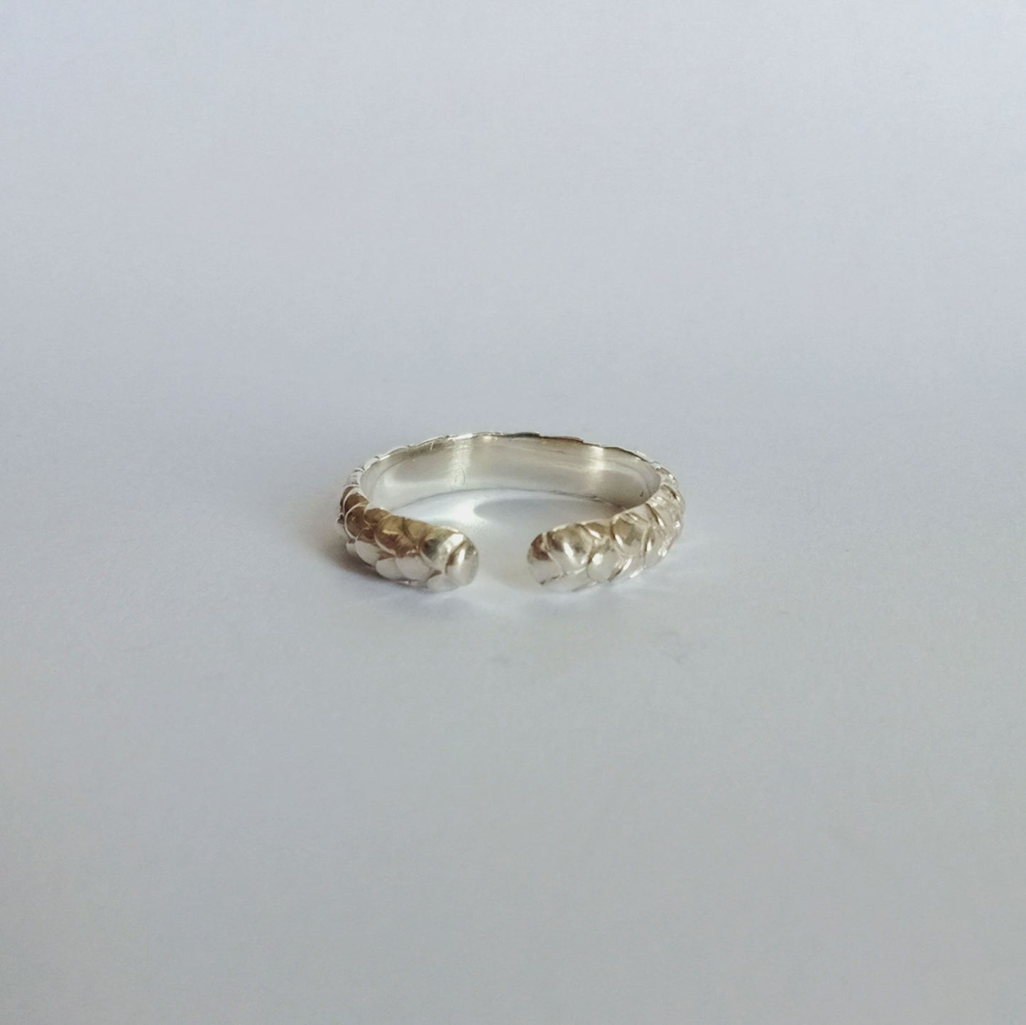 Siren Mermaid Thin Silver Ring