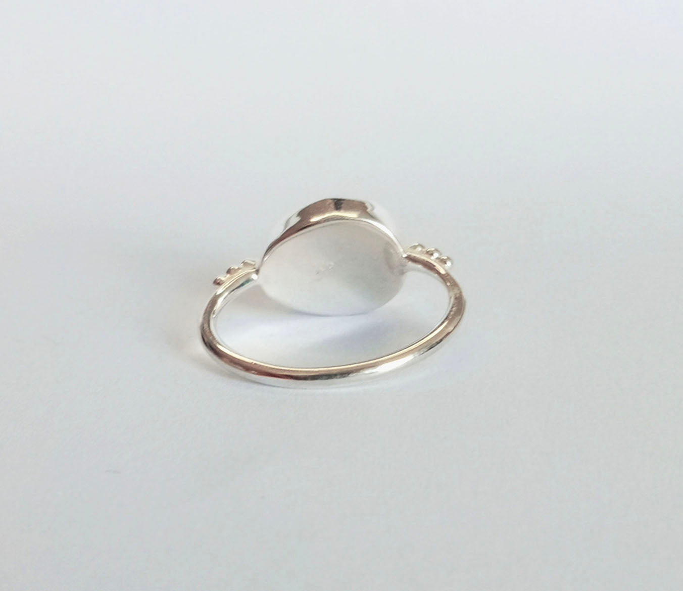 Rainbow Moonstone Sterling Silver Ring