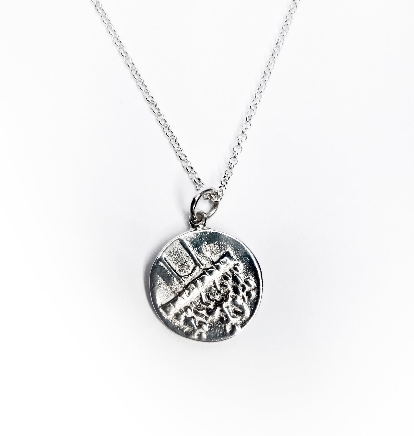 Sterling Silver Roman Coin Necklace