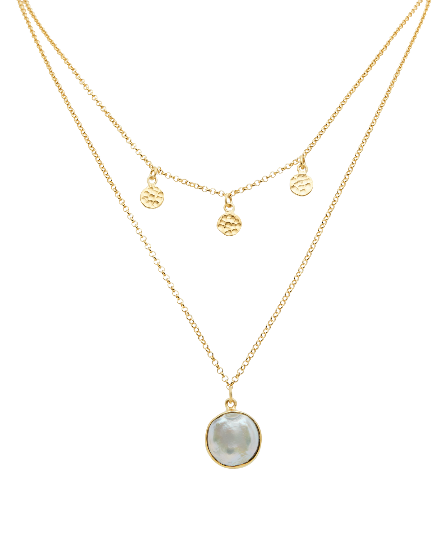 Keshi Pearl Set 1 - Necklace + Ring