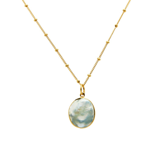 Baroque Pearl 18kt Gold Vermeil Necklace