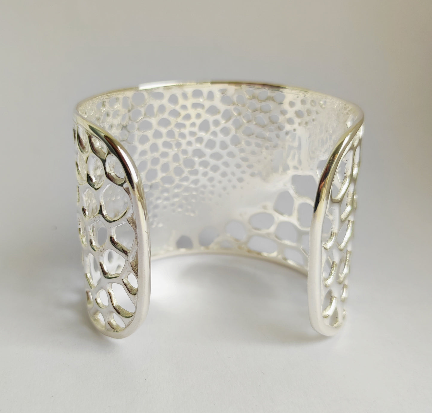 Labyrinth Silver Plated Cuff