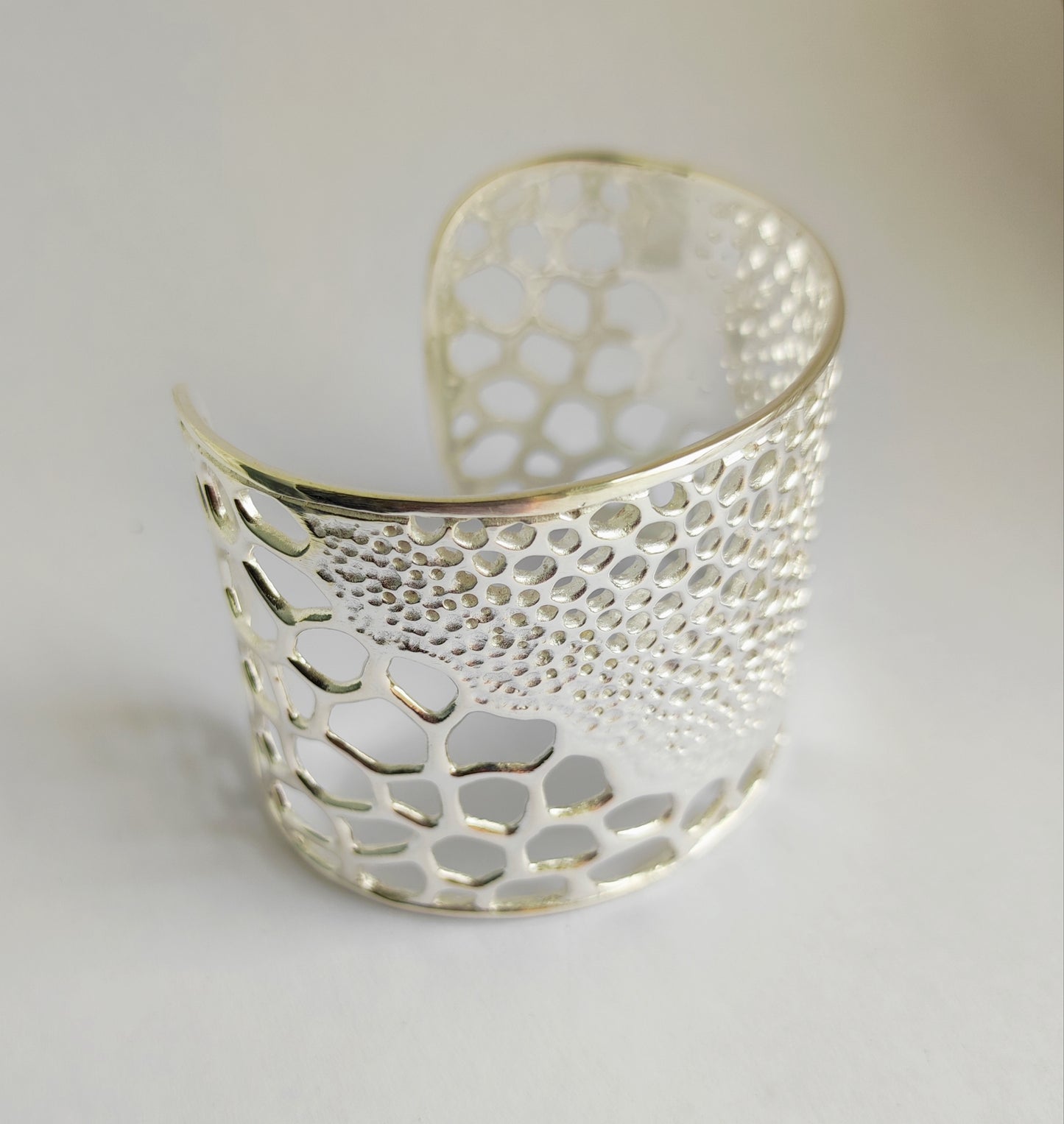 Labyrinth Silver Plated Cuff