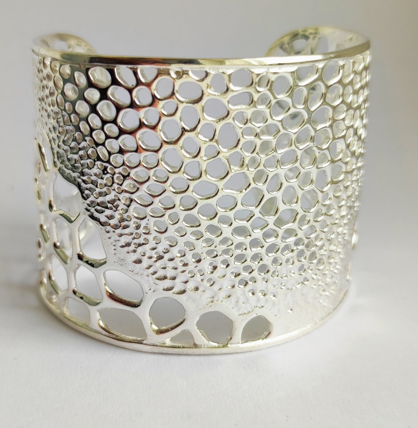 Labyrinth Silver Plated Cuff