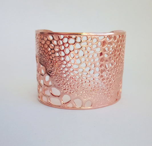 Labyrinth Rose Gold Cuff Bracelet