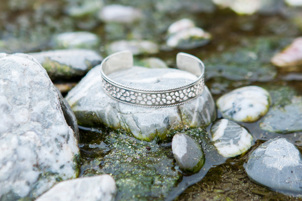 Labyrinth Sterling Silver 925 Bracelet